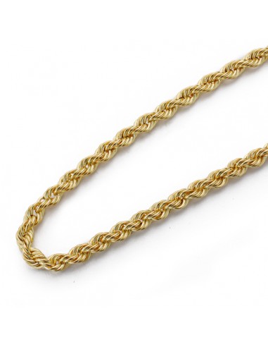 18K CORDON ORO AMARILLO SALOMONICO LIGERO. ANCHO: 3 3 MM. LARGO: 45CM