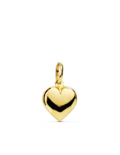 18K COLGANTE ORO AMARILLO CORAZON LISO 10X8 MM