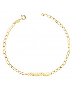18K PULSERA ORO AMARIILLO MAMA CADENA BILBAO 2.5MM. LARGO: 20CM