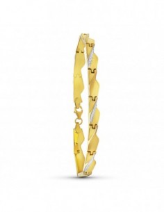 Pulsera Bicolor Estampacion