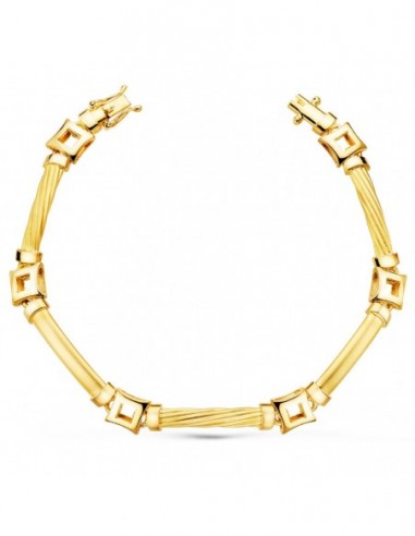 Pulsera Eslabones Cuadrados