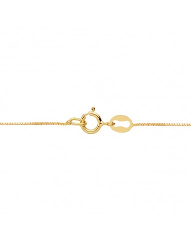 18K COLGANTE ORO AMARILLO PINCHO 30 X 2 MM. CADENA VENECIANA 43+3CM