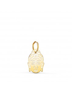 18K COLGANTE AMULETO ORO AMARILLO CABEZA DE BUDA CALADO. MEDIDA: 14 X 9 MM