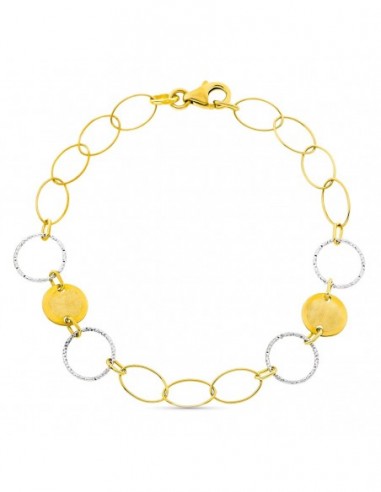 Pulsera Bicolor Circulos