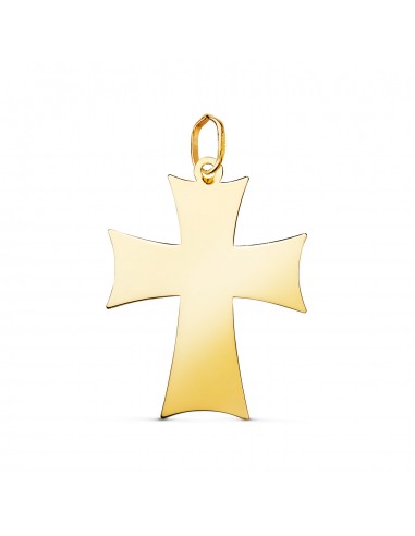 18K COLGANTE ORO AMARILLO CRUZ DE LA ORDEN TEUTONICA EN BRILLO. MEDIDA: 26 5 X 20 MM