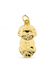 18K COLGANTE ORO AMARILLO MUÑECO. 22X11 MM
