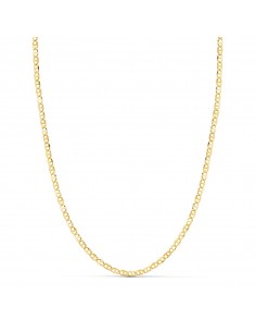 18K CADENA ORO AMARILLO ANCLA HUECA TALLADA LARGO 45CM ANCHO 2 MM