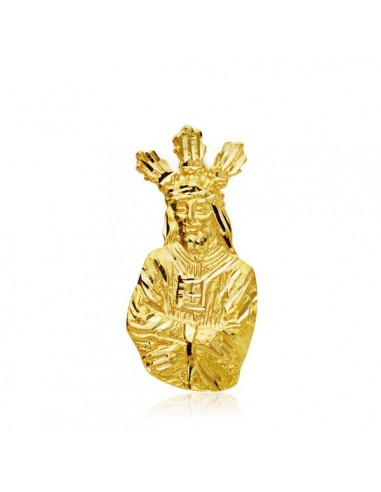 18K CRISTO ORO AMARILLO CAUTIVO SILUETA 27X13 MM