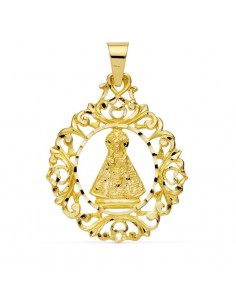 18K MEDALLA ORO AMARILLO VIRGEN DE LA CABEZA 43X36 MM