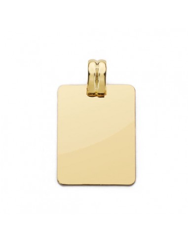 PLACA CHAPA LISA 24X17 MM 3.70 GR