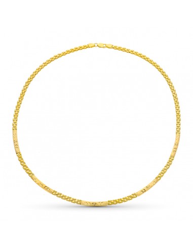 18K GARGANTILLA ORO AMARILLO TALLADA PANTER