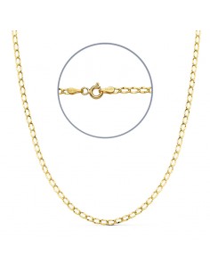 18K CADENA BILBAO HUECA 50CM. 2 MM. 2.30GRS.