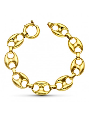 18K PULSERA ORO AMARILLO CALABROTE. 15 MM 20.5 CM