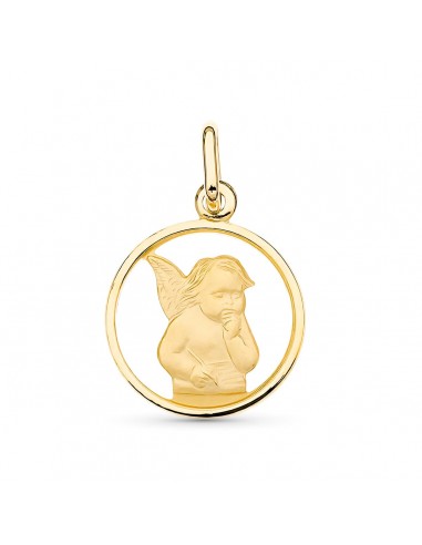 18K COLGANTE ORO AMARILLO ANGELITO 14 MM