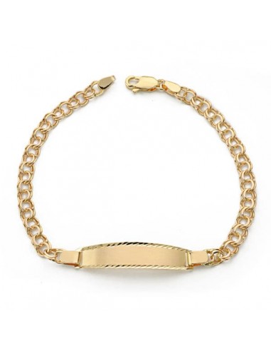 18K PULSERA ESCLAVA ORO AMARILLO HUNGARA 18CM