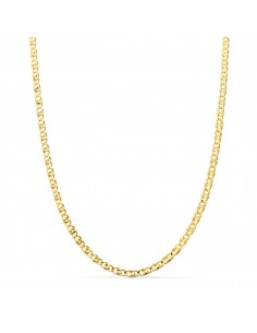 18K CADENA ORO AMARILLO ANCLA HUECA LARGO 45CM ANCHO 2 MM