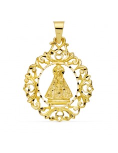18K MEDALLA VIRGEN DE LA CABEZA 43 X 36MM