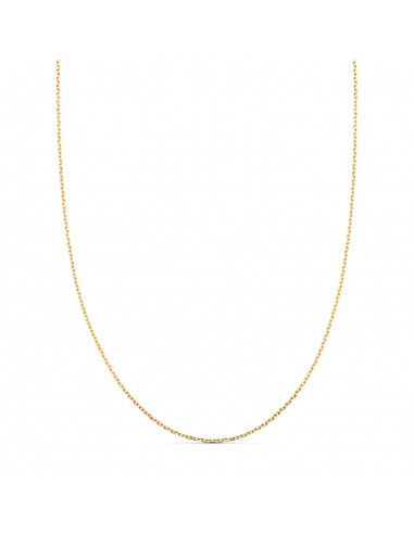 18K CADENA ORO AMARILLO FORZADA MACIZA ANCHO: 0.75 MM LARGO: 40CM