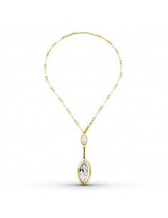 18K GARGANTILLA ORO BICOLOR 45CM