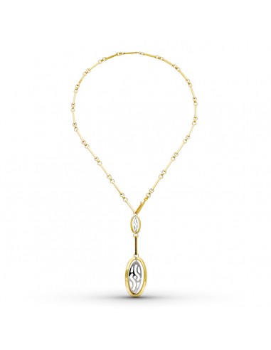 18K GARGANTILLA ORO BICOLOR 45CM