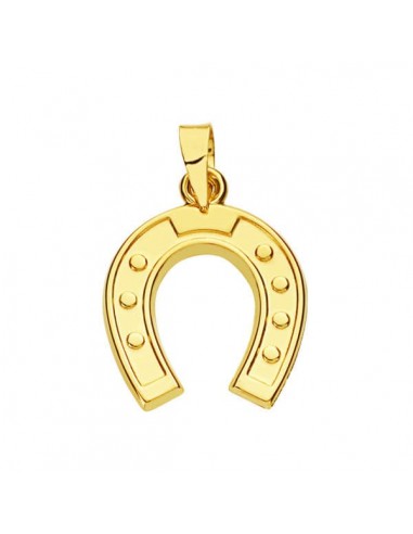 18K COLGANTE AMULETO ORO AMARILLO HERRADURA 20X15 MM