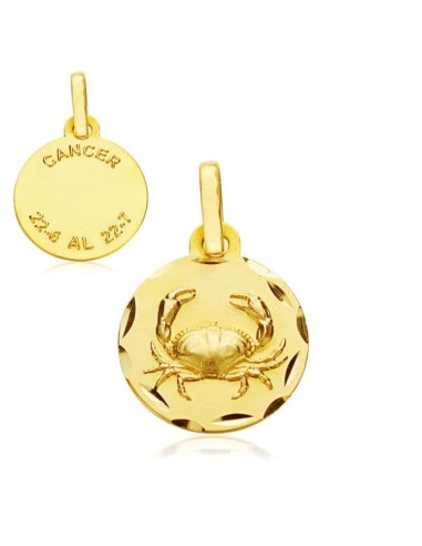 18K HOROSCOPO ORO AMARILLO CANCER 13 MM