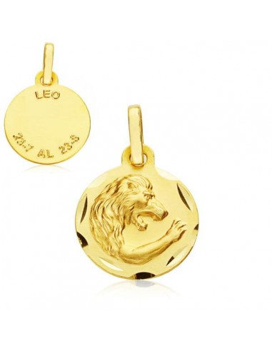 18K HOROSCOPO ORO AMARILLO LEO 13 MM