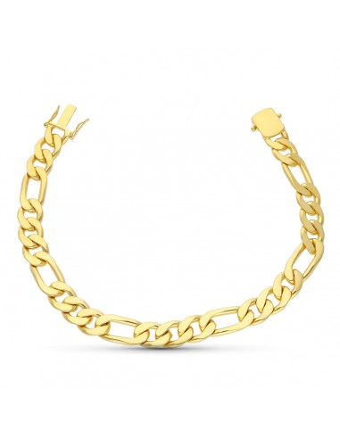 18K PULSERA ORO AMARILLO MACIZA 21.5 CM 8 MM