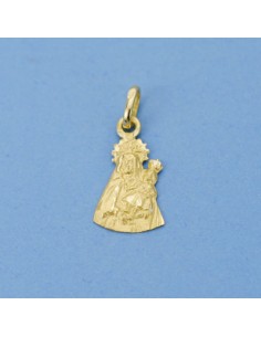 18K MEDALLA SILUETA VIRGEN DE ARACELI 17 X 9 MM