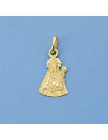 18K MEDALLA SILUETA VIRGEN DE ARACELI 17 X 9 MM