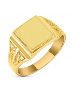 18K SELLO ORO AMARILLO MACIZO CADETE