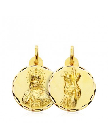 18K ESCAPULARIO ORO AMARILLO GRAN PODER MACARENA ORO AMARILLO 17 MM