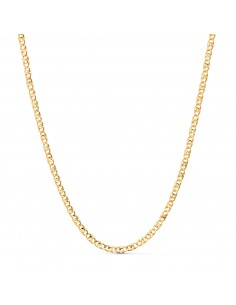 18K CADENA ORO AMARILLO TIPO ANCLA. LARGO: 50 CM. ANCHO: 2 8 MM. CIERRE REASA.