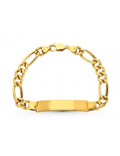 18K PULSERA ESCLAVA ORO AMARILLO CARTIER HUECA ANCHO: 8MM. LARGO: 21 5 CM  PLACA CHAPA: 45X10MM