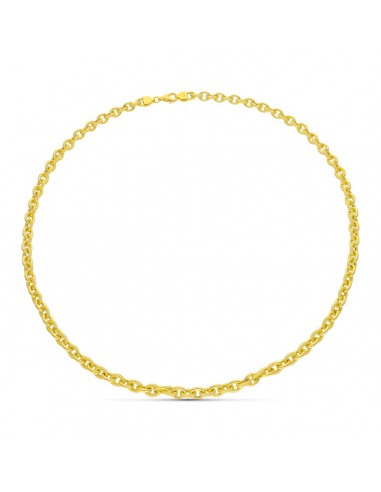 18K GARGANTILLA ORO AMARILLO ESLABONES 52 CM