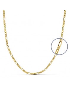 18K CADENA CARTIER ORO AMARILLO 45CM HUECA 2 MM
