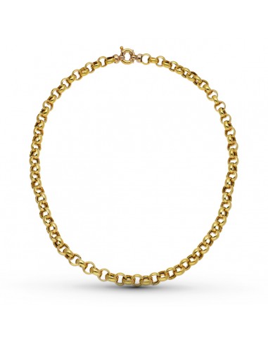 18K CADENA ORO AMARILLO ROLO HUECA 45CM 8 MM