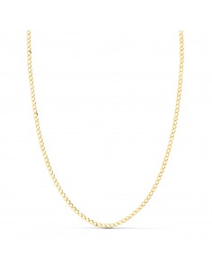 18K CADENA ORO AMARILLO BARBADA MACIZA. LARGO: 60 CM - ANCHO: 1,5 MM