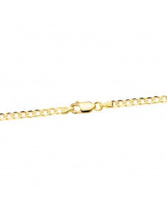 18K CADENA ORO AMARILLO BARBADA MACIZA. LARGO: 60 CM - ANCHO: 3 MM 2