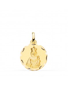 18K MEDALLA ORO AMARILLO VIRGEN DE LA FUENSANTA 18 MM 2.15