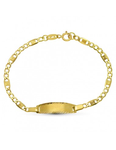 18K ESCLAVA ORO AMARILLO 1ª POSTURA 14CM 3 MM