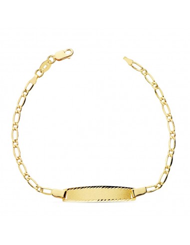 18K PULSERA ESCLAVA ORO AMARILLO CARTIER 1X1 17CM