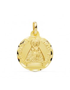 18K MEDALLA ORO AMARILLO VIRGEN DE LA CABEZA DE ZUJAR 18 MM
