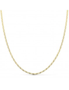18K CADENA ORO AMARILLO MACIZA DIAMANTADA 2 MM 50CM