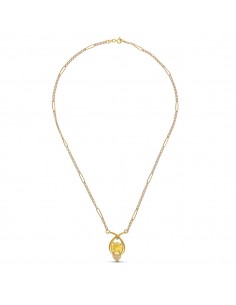 18K GARGANTILLA ORO AMARILLO ENAMORADOS 48 CM