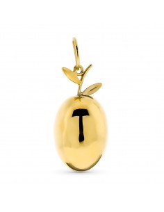 18K COLGANTE ORO AMARILLO ACEITUNA 20X10 MM
