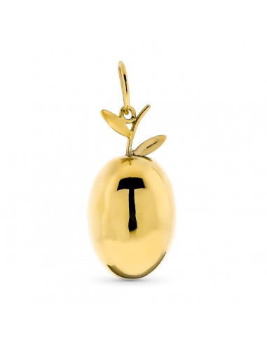 18K COLGANTE ORO AMARILLO ACEITUNA 20X10 MM