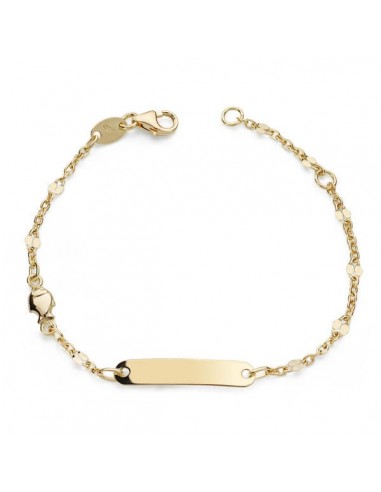 18K PULSERA ESCLAVA ORO AMARILLO MOTIVO PEZ 14CM