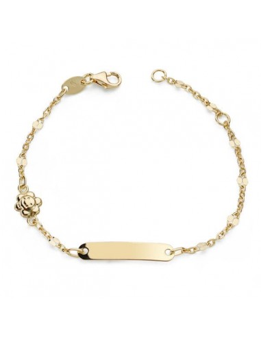18K PULSERA ESCLAVA ORO AMARILLO MOTIVO SOL 14CM
