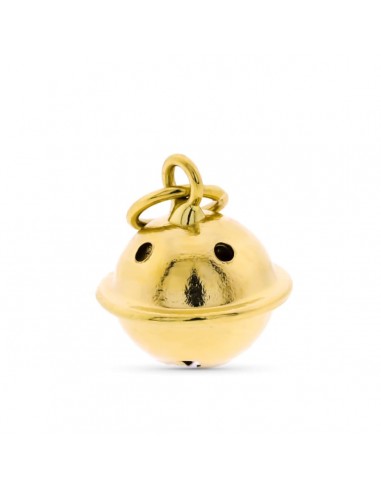 18K COLGANTE ORO AMARILLO CASCABEL. 10X10 MM